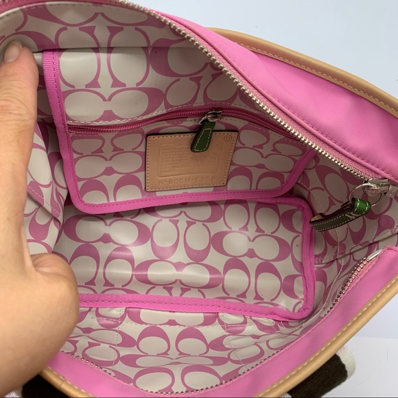 Coach Bag Canvas Mini Hampton Satchel Bag - Picture 4 of 16